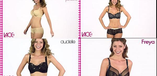  Lingerie model on underwear fashion show